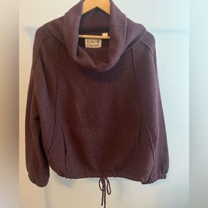 Anthropologie Field Flower cowl neck sweater